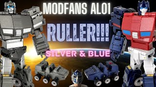 ModFans AL01 Ruller (G1 Roller) Blue and Silver - Full review and Transformation