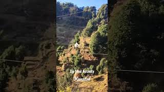 Kanatal Adventure activity | Zip line #kanatal #dhanaulti #uttrakhand #adventure #beatravelbuddy