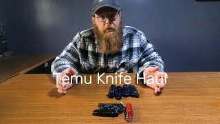 Temu Knife Haul