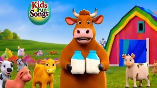 Sing & Learn With Moo Moo Cow : Nursery Rhymes & Kids Fun Songs | Kids Favorite Poems & Songs!