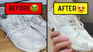 How To Bleach Your White Shoes! (Tutorial)