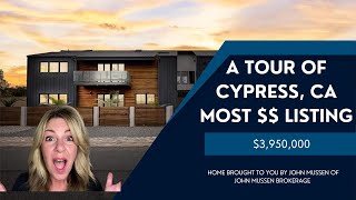 Take a Tour with me! Cypress, CA most expensive listing!