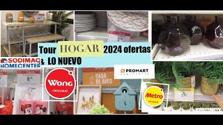 TOUR HOGAR & DECORACION  MARZO  2024 OFERTAS & LO NUEVO WONG METRO SODIMAC PROMART