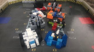 Tombstone vs tantrum LEGO battlebots fight night hyper lash