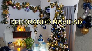 PUSE MI ARBOL DE NAVIDAD!!🎄☺️/Ya me estaba atrasando🫣/PINO NAVIDEÑO CÁLIDO Y ELEGANTE 👌🏼😊✨️