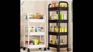 Trolley Rack Kitchen Floor Bedroom Multi-Layer Baby Snacks Mobile Bathroom Bathroom Storage