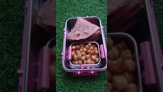 Kids Tiffin Idea: Chole and Paratha #shorts  #food #ytshorts  #lunchbox  #tiffinbox  #kidslunchbox