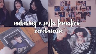 vlog: unboxing reaction do álbum do zerobaseone e festa temática de aniversário ♢ nezumi art