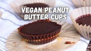 Vegan Peanut Butter Cups (Dairy-Free