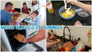 NÃO DEU PARA IR AO PARQUE😰NOSSO ALMOÇO DE DOMINGO| CARNE ASSADA NO FORNO| Amanda Maria