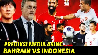 Prediksi media asing skor Bahrain vs Indonesia