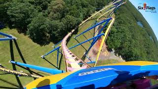 Nitro On-Ride (4K 60fps POV) Six Flags Great Adventure