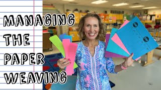 Managing the Paper Weaving -Lower Elementary Level