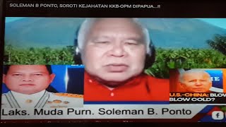 SOLEMAN B PONTO, SOROTI HUKUM, DAN KEJAHATAN KKB-OPM DIPAPUA...!!