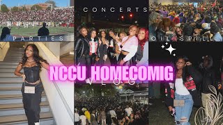 NCCU Ultimate Homecoming Vlog| Oil Spill | Concerts | Step Show | 10:40 at night | and more