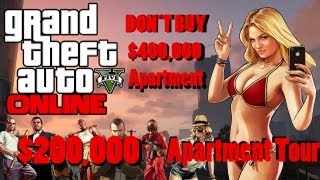 GTA Online $200,000 Apartment & Garage Tour