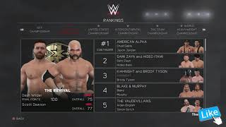 WWE 2K17 HOW TO GET A TITLE SHOT - FOR ANY TAG TEAM CHAMPIONSHIP - ONLY BEING RANK 3