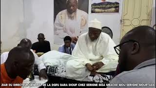 Magal Touba 2024 : “Ziar” du DG de la DGPU Bara DIOUF, chez Serigne Insa MBACKÉ Mou Serigne Mourtada