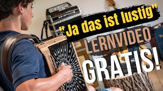 #Lernvideo: "Ja Ja das ist lustig" S. Avsenik Komplett mit Griffschrift Steirische Harmonika