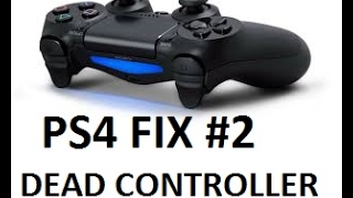 HOW TO FIX A DEAD PS4 CONTROLLER WON'T CHARGE SOLUTION EASY NOT RESETTING REMOTE SONY STOPPED