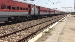 High speed..LHB Archana Express