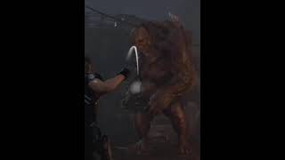 Egging El Gigante in the face #shorts #residentevil