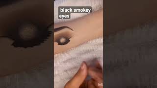 black smokey eyes 🔥#makeup #shortvideo #subscribe #black