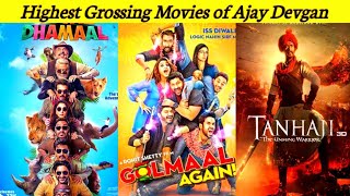 03 Highest Grossing Movies of Ajay Devgan | #movies #shorts