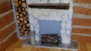 DIY Dollhouse Makeover (1:12 Scale) Grate for the Fireplace | Naomi House Part 23