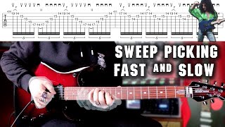 Jason Becker - Altitudes Sweep Section Guitar Lesson Tabs