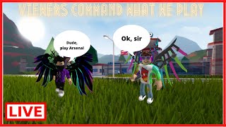 Viewers command what we play [Robux Giveaway]