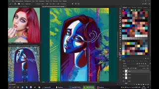 Painting in Photoshop timelapse (source) 2021 11 16