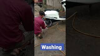 wow waterproof electric scooter || olas1 || ola S1full washing || ola electric #ola #trending #olas1