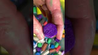 ASMR SCREAMING PURPLE SIDEWALK CHALK 🎶