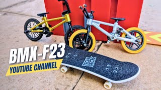 BMX Finger with Finger Skateboard Collaboration | Skate Park | Tech Deck Bmx | fingerboard tech deck