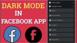 How To Enable Dark Mode In Facebook App Android iOS Update