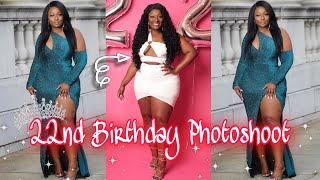 COME WITH ME TO MY BIRTHDAY PHOTOSHOOT 📸 (hair, outfits, etc.)