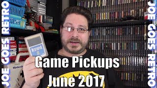 Game Pickups -  June 2017 - Only 3 games? - Joe Goes Retro