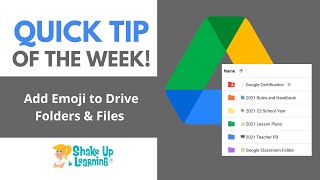 How to Add Emoji to Google Drive Files and Folders