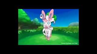 Pokémon X and Pokémon Y - New Eevee evoution Sylveon: Gameplay!