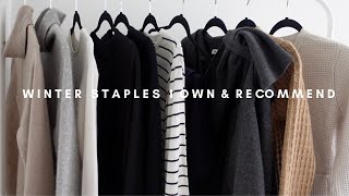 A/W New in ⎜Winter staples I own and recommend