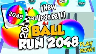 BALL RUN 2048 - ALL LEVELS GAMEPLAY WALKTHROUGH/ LAST LEVEL!