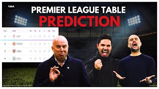 SHOCKING!! Premier League Table Prediction | Futbol Kings Podcast