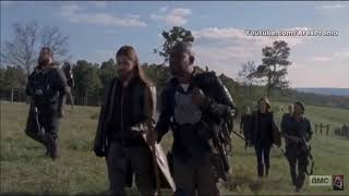 The Walking Dead 8x16 Jesus talks to Morgan