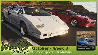 Historic Sports Car Masters I Weekly Challenges I October - Week 3 I Gran Turismo 7