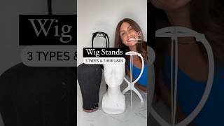 Wig Stands: 3 Types + their uses 🌻 #wigs #wigcare #hairloss #wiglife #wig