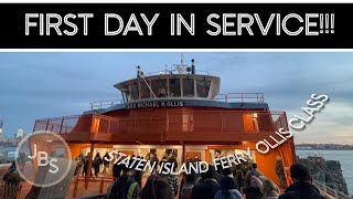 FANTASTIC NEW FERRY! Aboard the First Runs of Staten Island’s All New Ollis Class