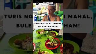 Bule: Jangan Gengsi Makan di Warung‼️ #reaksibule #buleriview #shorts #viralvideo