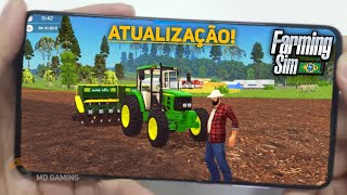 SAIU ATUALIZAÇÃO! NOVO TRATOR, MELHORIAS DE OTIMIZAÇÃO E MUITO MAIS- FARMING SIM BRASIL.