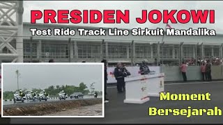 Pak Jokowi Melintas Bypass Mandalika & Test Ride Sirkuit Mandalika